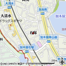 愛知県東海市加木屋町（石塚）周辺の地図