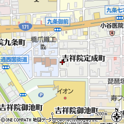 京都府京都市南区吉祥院定成町8周辺の地図