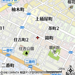 静岡県静岡市葵区錦町周辺の地図