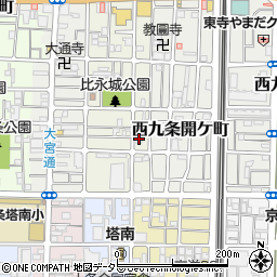 京都府京都市南区西九条東比永城町100周辺の地図