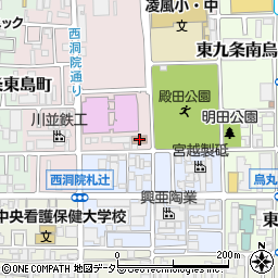 京都市役所　建設局南部土木事務所周辺の地図