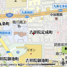 京都府京都市南区吉祥院定成町11周辺の地図