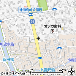 すき家静岡池田店周辺の地図