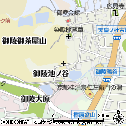 京都府京都市西京区御陵御茶屋山21周辺の地図