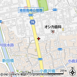 すき家静岡池田店周辺の地図