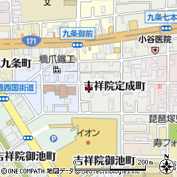 京都府京都市南区吉祥院定成町10周辺の地図