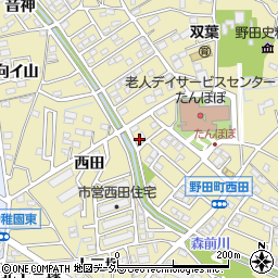 愛知県刈谷市野田町西田98周辺の地図