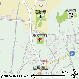 諏訪神社周辺の地図