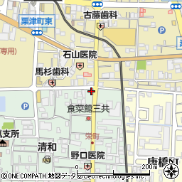 京都中央信用金庫石山商店街出張所周辺の地図