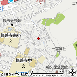 静岡県伊豆市柏久保210周辺の地図