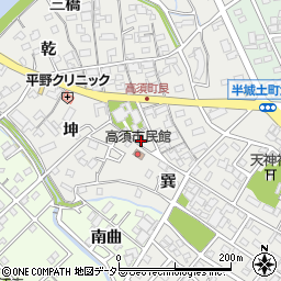 愛知県刈谷市高須町艮1-7周辺の地図