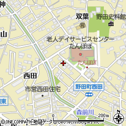 愛知県刈谷市野田町西田78-53周辺の地図