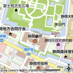 地方職員共済組合静岡県庁診療所・歯科周辺の地図