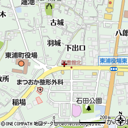 愛知県知多郡東浦町緒川下出口22周辺の地図