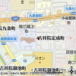 京都府京都市南区吉祥院定成町9周辺の地図