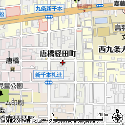 京都府京都市南区唐橋経田町37周辺の地図