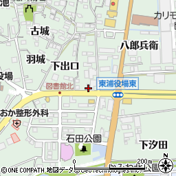 愛知県知多郡東浦町緒川下出口7周辺の地図