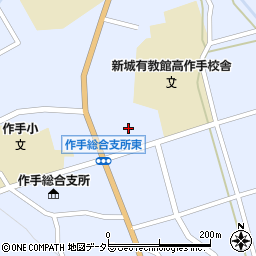 愛知県新城市作手高里縄手下周辺の地図
