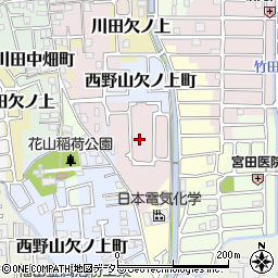 京都府京都市山科区西野山南畑町周辺の地図