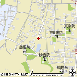 千葉県館山市上真倉周辺の地図