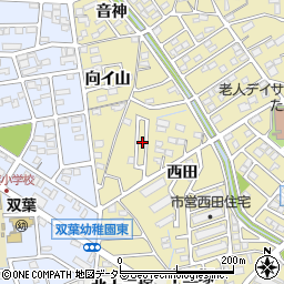 愛知県刈谷市野田町西田38周辺の地図