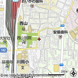 京都府京都市西京区川島北裏町19周辺の地図