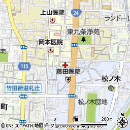 京都府京都市南区東九条東御霊町66周辺の地図
