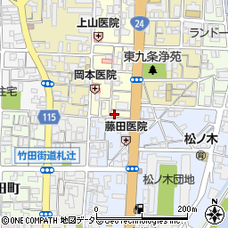 京都府京都市南区東九条東御霊町67周辺の地図