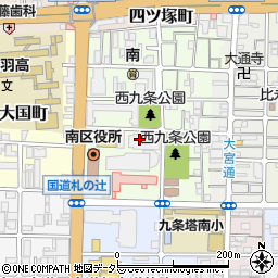 京都市健康増進センターヘルスピア２１周辺の地図