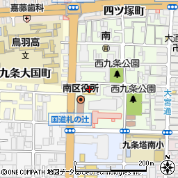 京都府京都市南区西九条南田町3-2周辺の地図