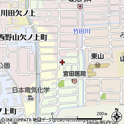 京都府京都市山科区西野大鳥井町118-140周辺の地図