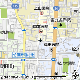 京都府京都市南区東九条東御霊町1周辺の地図