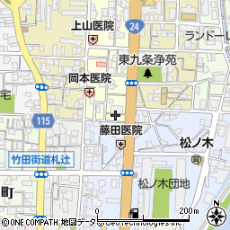 京都府京都市南区東九条東御霊町65周辺の地図