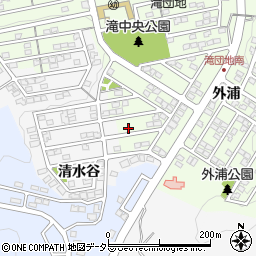 愛知県岡崎市滝町外浦244周辺の地図