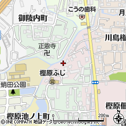 京都府京都市西京区御陵南荒木町周辺の地図
