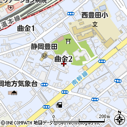 鍵修理の生活救急車　静岡市駿河区・受付センター周辺の地図