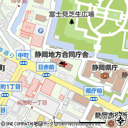 東海財務局静岡財務事務所　管財課入札周辺の地図