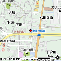 愛知県知多郡東浦町緒川下出口2周辺の地図