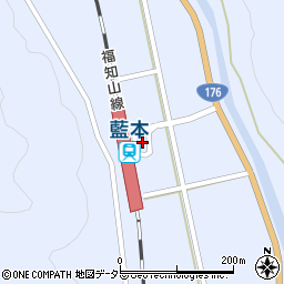 兵庫県三田市藍本876周辺の地図