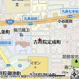 京都府京都市南区吉祥院定成町16周辺の地図