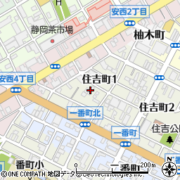 株式会社浜佐園　本店周辺の地図
