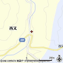 静岡県静岡市葵区西又1995周辺の地図
