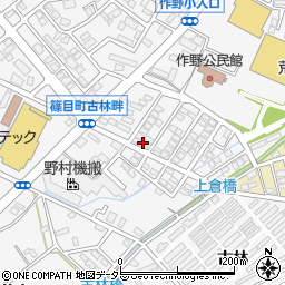 愛知県安城市篠目町古林畔周辺の地図