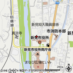 岡山県新見市新見117周辺の地図