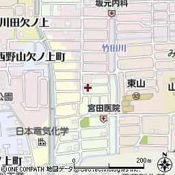 京都府京都市山科区西野大鳥井町118-133周辺の地図