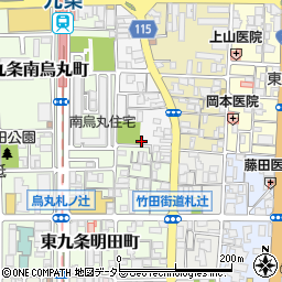 京都府京都市南区東九条西御霊町2周辺の地図