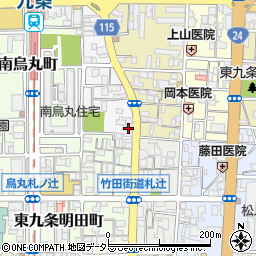 京都府京都市南区東九条西御霊町5周辺の地図