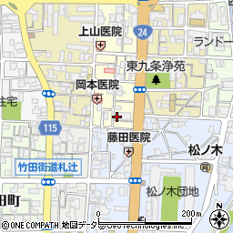 京都府京都市南区東九条東御霊町63周辺の地図