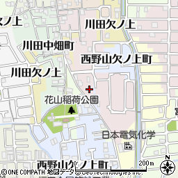 京都府京都市山科区西野山南畑町15周辺の地図