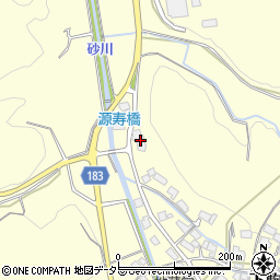 滋賀県蒲生郡日野町下駒月795周辺の地図